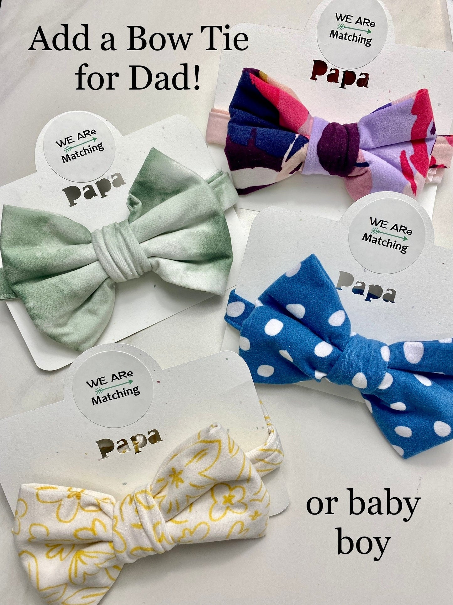 Matching dog bandana + scrunchie for dog mom| Match your dog| Handmade soft & comfy| Add a BowTie for dad or baby| For Spring